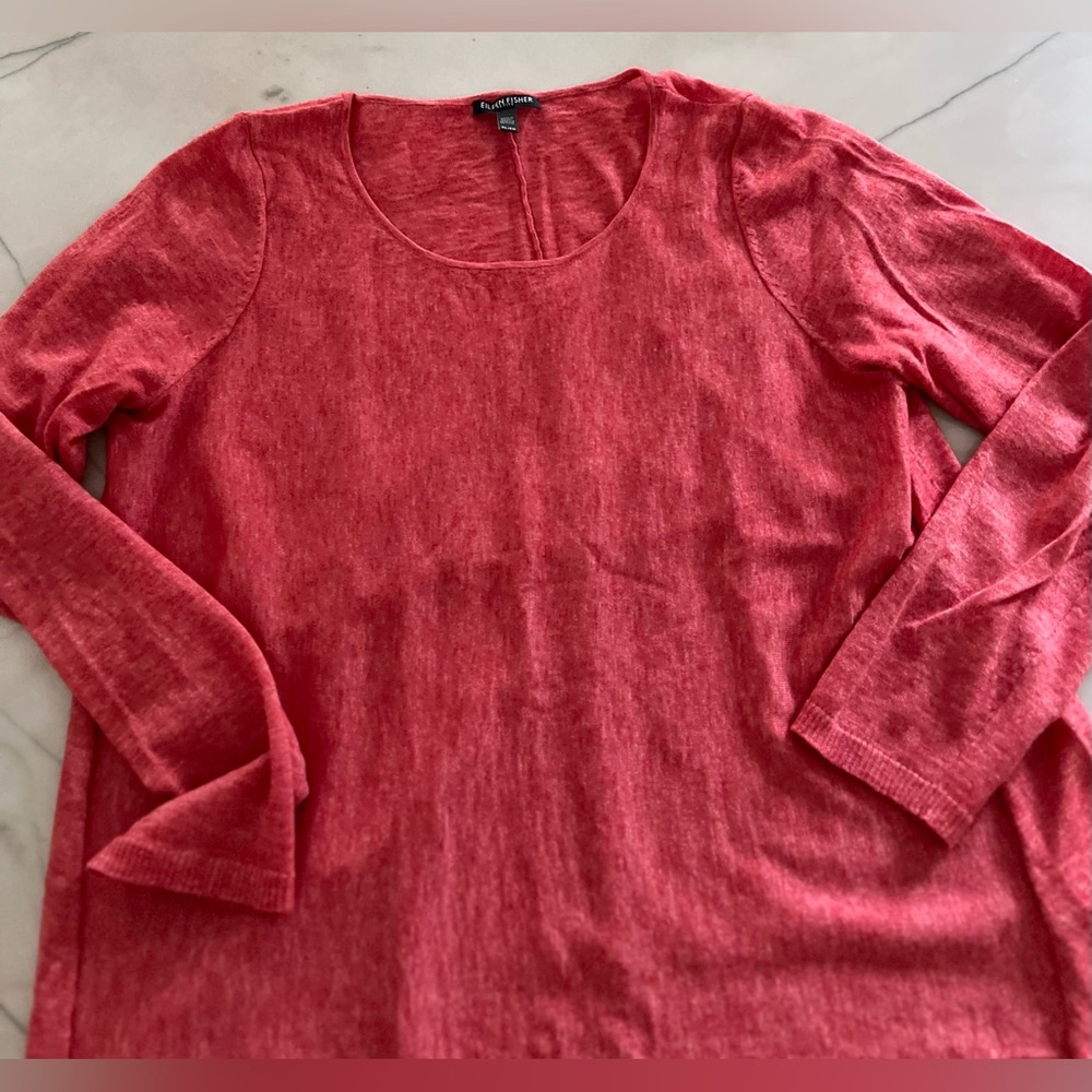 Eileen Fisher lightweight merino wool sweater sz PL - Picture 6 of 7